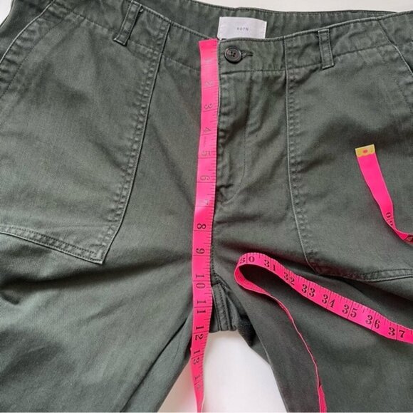 KOTN Olive Green Straight Leg Utility Pants - Picture 7 of 8